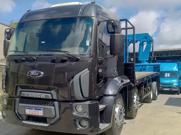 Caminhão Ford Cargo 2429 Bitruck Munck 45 T prancha
