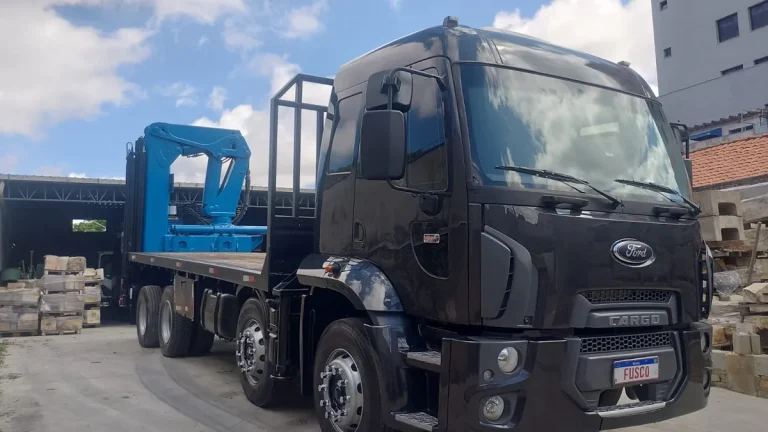 Caminhão Ford Cargo 2429 Bitruck Munck 45 T prancha